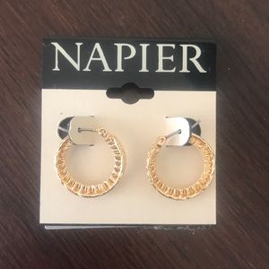Napier hoop earrings